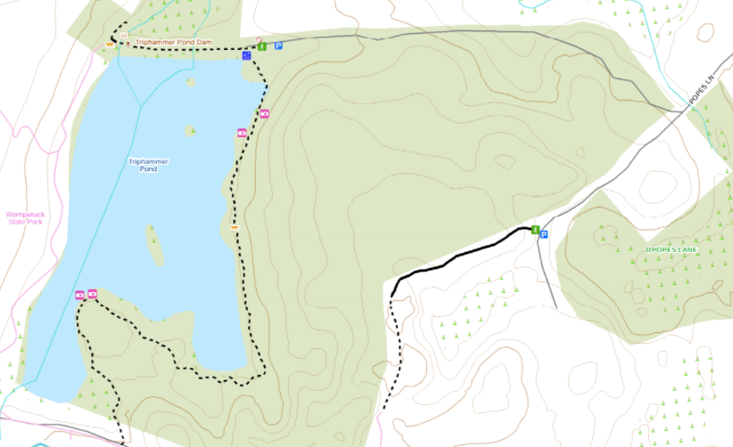 Triphammer Pond Map Hingham